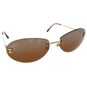 Chanel Sunglasses Eyewear Brown Small Good 59□16 L839086 126424